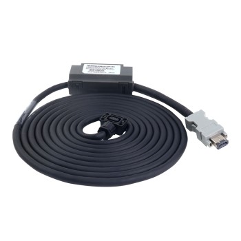 3m (118,11") langes Encoderkabel mit Batteriekasten für 17-Bit-Servomotoren der A6-Serie