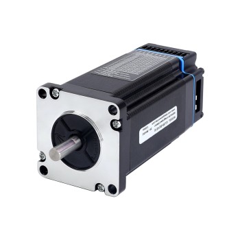 Integrierter NEMA 24-Schrittmotor der iCL-Serie mit Closed-Loop, 3,0Nm(424,83oz.in), 20–50VDC, mit 14-Bit-Encoder