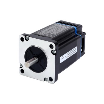Integrierter NEMA 23-Schrittmotor der iCL-Serie mit Closed-Loop, 2,1Nm(439oz.in), 20–50VDC, mit 14-Bit-Encoder