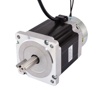Nema 34 Schrittmotor  7.0Nm(1001oz.in) w/ Bremse  Reibmoment 4.0Nm(566oz.in)