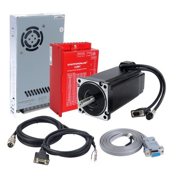 YS Series 1-Achsen 12,00Nm(1699,34oz.in) Nema 34 Closed-Loop Schrittmotor-Kit V2.0 mit Netzteil