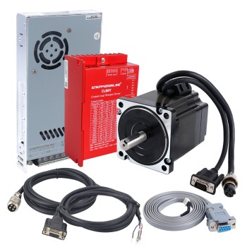 YS Series 1-Achsen 4,30Nm(608,93oz.in) Nema 34 Closed-Loop Schrittmotor-Kit V2.0 mit Netzteil