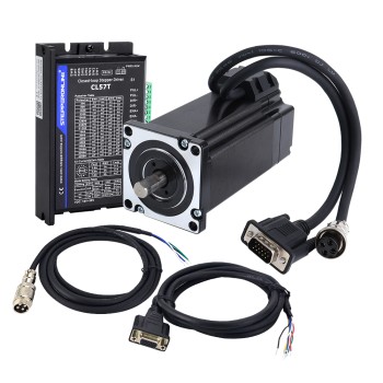 TS-Serie 4,0Nm(566,56oz.in) 1Achse Closed Loop Motor CNC Bausatz Nema 24 Motor&Treiber