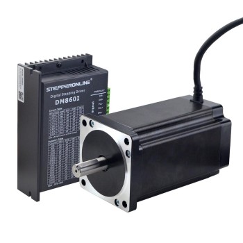 1 Achse Schrittmotore CNC Kit 12.0Nm(1699.68oz.in) Nema 34 Schrittmotore & Schrittmotortreiber