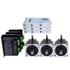 3-Achsen-Schrittmotor-CNC-Kit 8,0Nm(1132,89oz.in), Nema 34-Schrittmotor und Treiber sowie 60-V-Netzteil