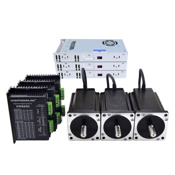 3 Achse CNC Router Kit 12.0Nm(1699.68oz.in) Nema 34 Schrittmotore & Schrittmotortreiber