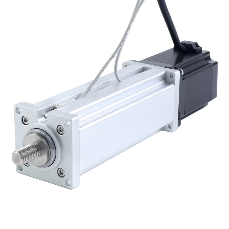 Nema 23 Kugelgewindespindel Elektrozylinder 4.0A Hub 100mm 2.0Nm(283.22oz.in) Steigung 10mm(0.3937) mit Endschalter - LCB23S30B1L40-100D | StepperOnline
