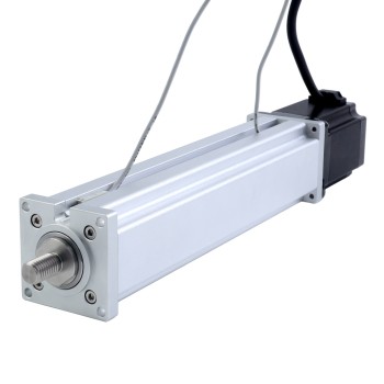 Nema 23 Kugelgewindespindel Elektrozylinder 4.0A Hub 200mm 2.0Nm(283.22oz.in) Steigung 10mm(0.3937") mit Endschalter
