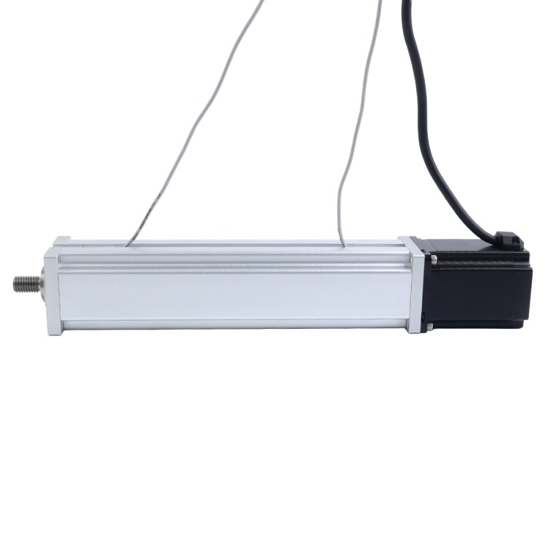 Nema 23 Kugelgewindespindel Elektrozylinder 4.0A Hub 200mm 2.0Nm(283.22oz.in) Steigung 10mm(0.3937) mit Endschalter - LCB23S30B1L40-200D | StepperOnline