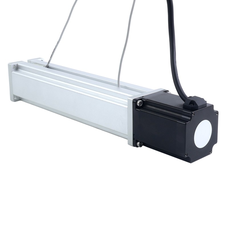 Nema 23 Kugelgewindespindel Elektrozylinder 4.0A Hub 200mm 2.0Nm(283.22oz.in) Steigung 10mm(0.3937) mit Endschalter - LCB23S30B1L40-200D | StepperOnline