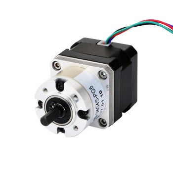 Nema 17 Schrittmotor Bipolar L=34mm mit Übersetzung 5:1 Planetengetriebe