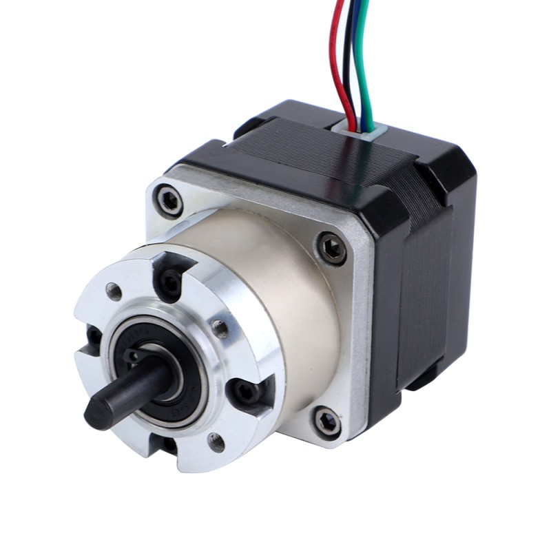 Nema 17 Motor Bipolar L=34mm Übersetzungsverhältnis 5: 1 Planetengetriebe 300mm Kabel und Stecker