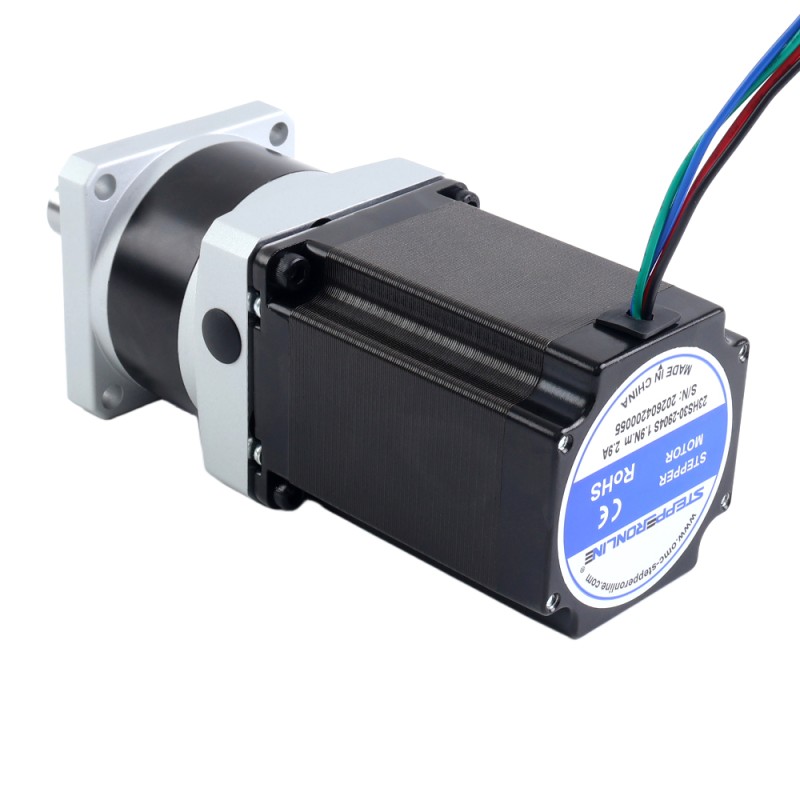 Nema 23 Schrittmotor L=76.5mm Getriebeübersetzung 4:1 MG Serie Planetengetriebe - 23HS30-2904S-MG4 | StepperOnline