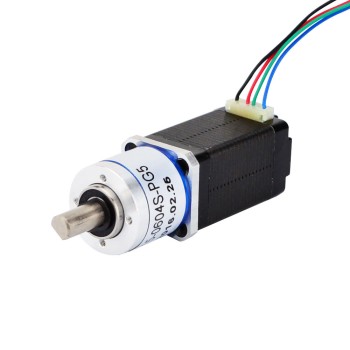 Nema 8 Schrittmotor Bipolar L=38mm mit Übersetzung 5:1 Planetengetriebe