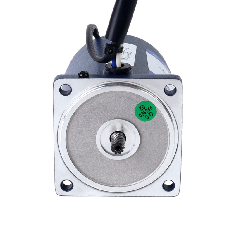 6W 110VAC 0,9-15,5RPM 2,45Nm(346,95oz.in) Stirnradgetriebe, Einphasiger Wechselstrommotor mit variabler Drehzahl