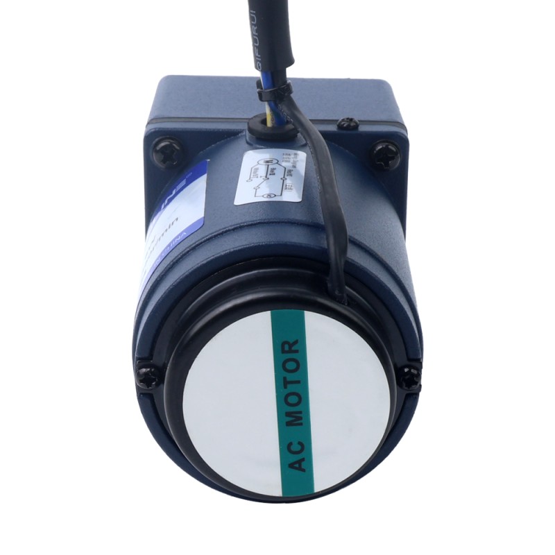 6W 110VAC 0,9-15,5RPM 2,45Nm(346,95oz.in) Stirnradgetriebe, Einphasiger Wechselstrommotor mit variabler Drehzahl