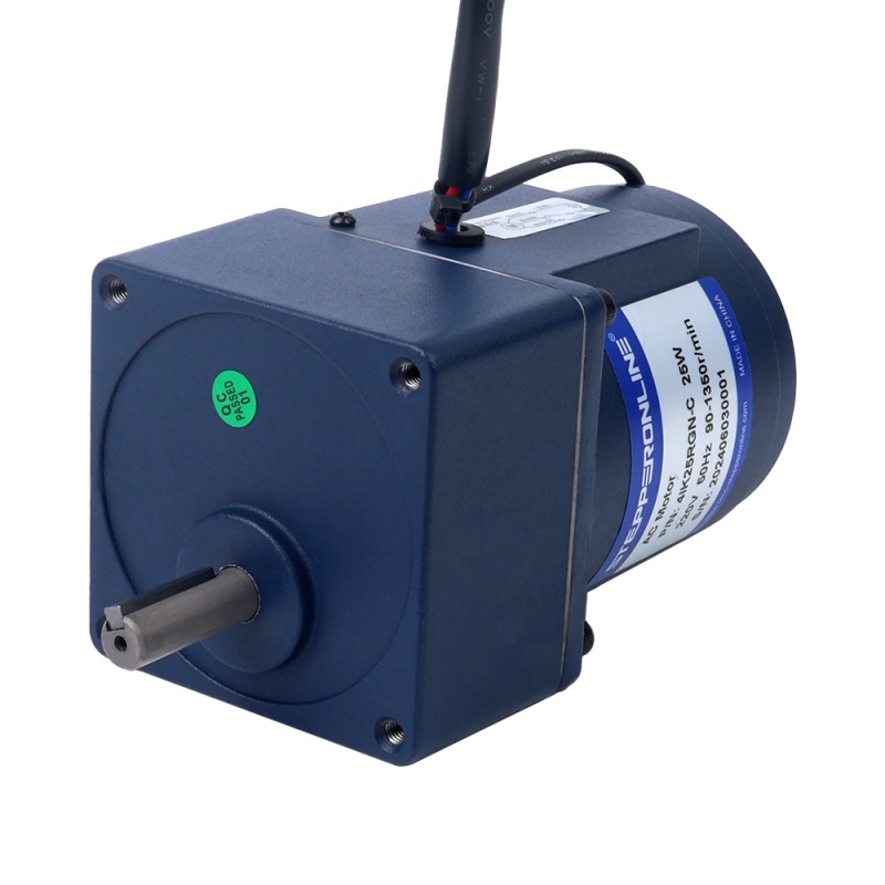 25W 220VAC 18-270RPM 0,75Nm(106,21oz.in) Stirnradgetriebe, Einphasiger Wechselstrommotor mit variabler Drehzahl