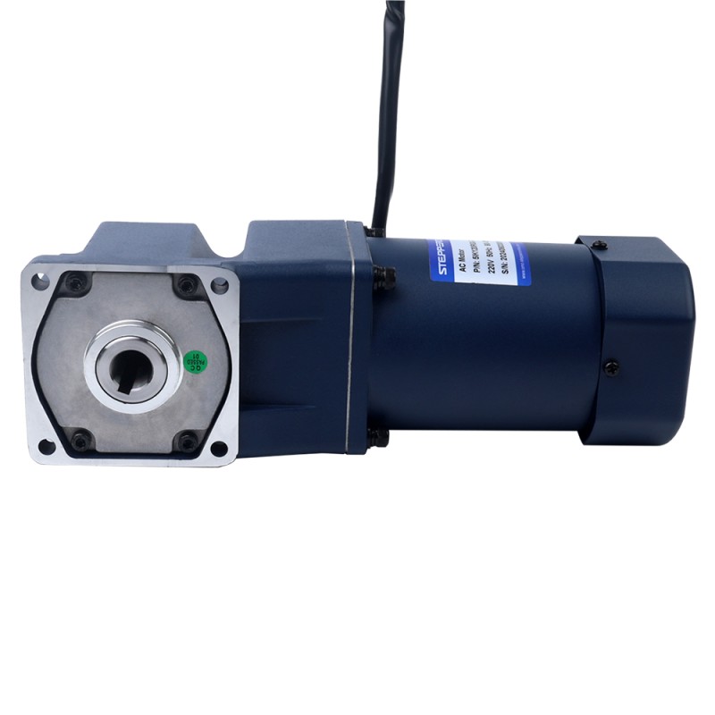 120W 220VAC 9-135RPM 6,20Nm(877,98oz.in)  Einphasiger AC-Motor mit variabler Drehzahl und rechtwinkligem Getriebe