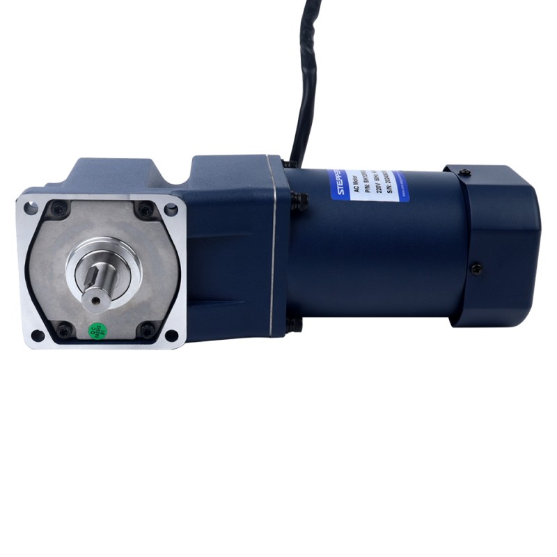 120W 220VAC 9-135RPM 6,20Nm(877,98oz.in)  Einphasiger AC-Motor mit variabler Drehzahl und rechtwinkligem Getriebe