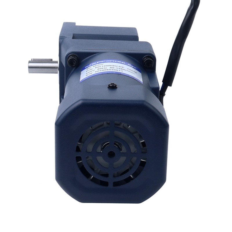 120W 220VAC 9-135RPM 6,20Nm(877,98oz.in)  Einphasiger AC-Motor mit variabler Drehzahl und rechtwinkligem Getriebe