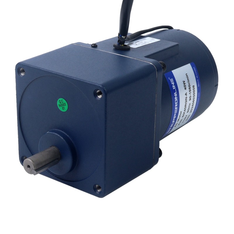 40W 110VAC 4,5-77,5RPM 3,38Nm(478,65oz.in)  Stirnradgetriebe, Einphasiger Wechselstrommotor mit variabler Drehzahl