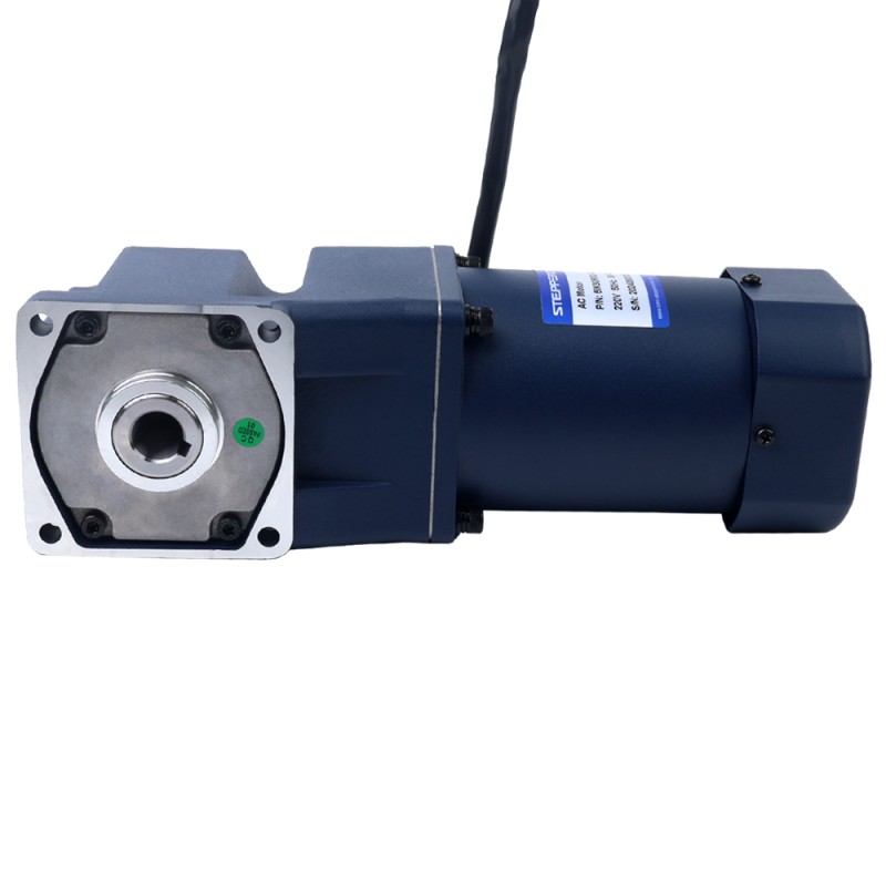 90W 220VAC 4,5-67,5RPM 9,30Nm(1316,97oz.in)  Einphasiger AC-Motor mit variabler Drehzahl und rechtwinkligem Getriebe
