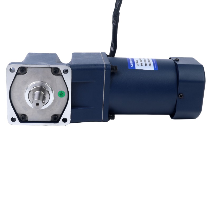 90W 220VAC 9-135RPM 4,60Nm(651,41oz.in)  Einphasiger AC-Motor mit variabler Drehzahl und rechtwinkligem Getriebe