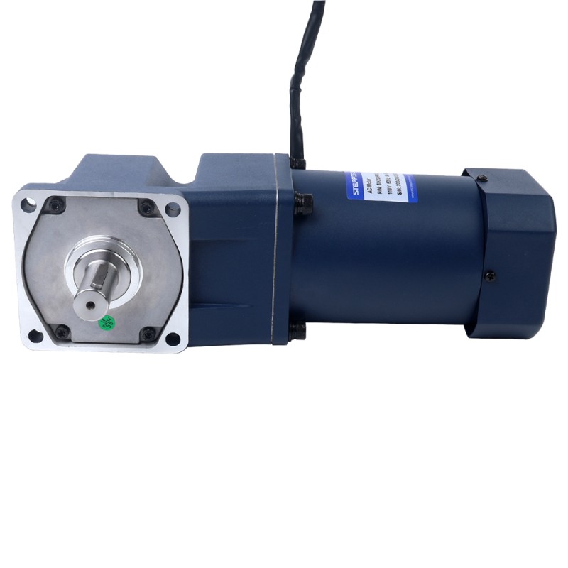 200W 110VAC 0,9-15,5RPM 60,00Nm(8496,6oz.in) Einphasiger AC-Motor mit variabler Drehzahl und rechtwinkligem Getriebe