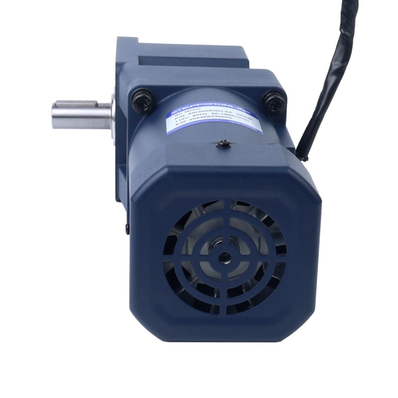 200W 110VAC 0,9-15,5RPM 60,00Nm(8496,6oz.in) Einphasiger AC-Motor mit variabler Drehzahl und rechtwinkligem Getriebe