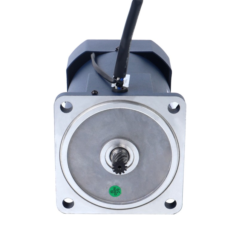 200W 220VAC 0,9-13,5RPM 60,00Nm(8496,6oz.in) Einphasiger AC-Motor mit variabler Drehzahl und rechtwinkligem Getriebe