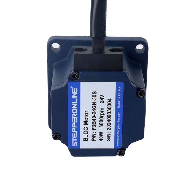 BLDC-Getriebemotor 24V 40W 1000RPM 0,31Nm(43,90oz.in) mit 3:1 Stirnradgetriebe
