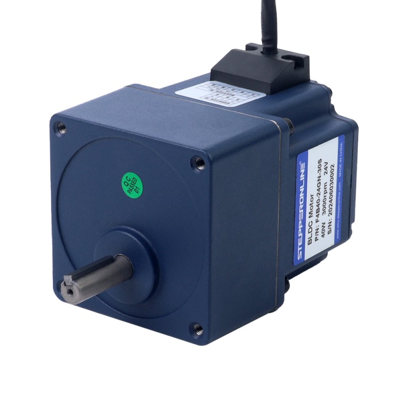 BLDC-Getriebemotor 48V 40W 600RPM 0,52Nm(73,64oz.in) mit 5:1 Stirnradgetriebe
