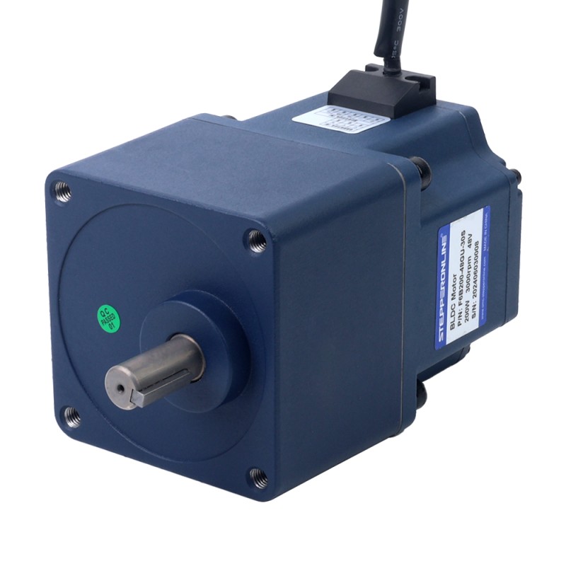 BLDC-Getriebemotor 24V 200W 300RPM 5,18Nm(733,55oz.in) mit 10:1 Stirnradgetriebe