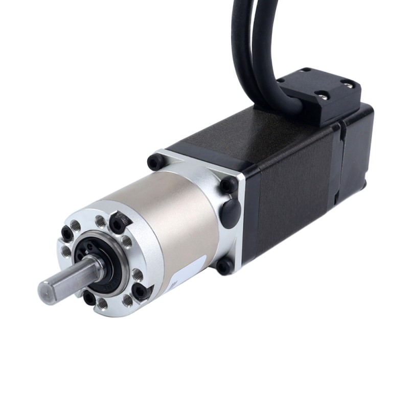 Nema 11 Closed-Loop-Schrittmotor L=51mm mit Untersetzungsgetriebe 20:1 EG-Serie Planetengetriebe - 11HS20-1004D-E1000-EGS20 | StepperOnline