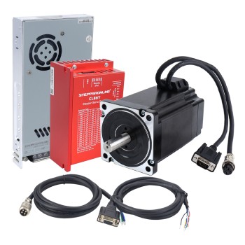 YS Series 1-Achsen 9,00Nm(1274,5oz.in) Nema 34 Closed-Loop Schrittmotor-Kit mit Netzteil