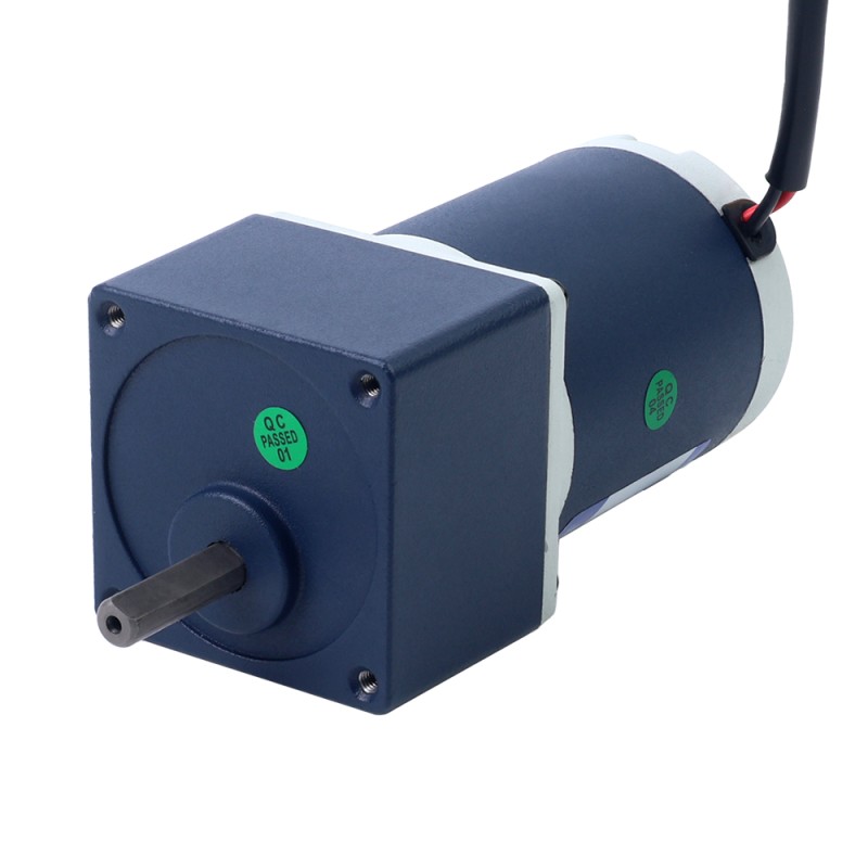Gebürsteter 24V 10W 0,13Nm(18,41oz.in) 600RPM mit 3:1 Stirnradgetriebe-Gleichstromgetriebemotor