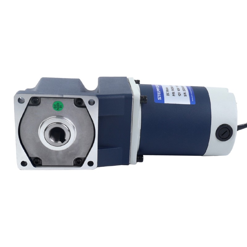 Gebürsteter 12V 60W 6,74Nm(954,46oz.in) 60RPM mit 30:1 rechtwinkligem Gleichstromgetriebemotor