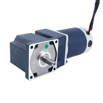 Gebürsteter 24V 60W 6,74Nm(954,46oz.in) 60RPM mit 30:1 rechtwinkligem Gleichstromgetriebemotor