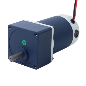 Gebürsteter 24V 60W 1,54Nm(218,08oz.in) 300RPM mit 10:1 Stirnradgetriebe-Gleichstromgetriebemotor