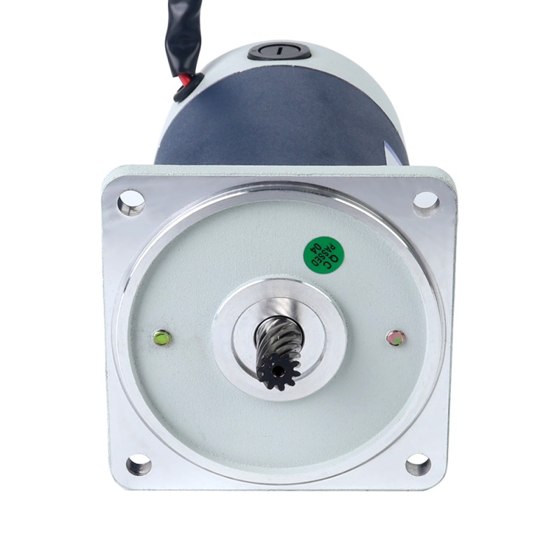 Gebürsteter 24V 150W 15,90Nm(2251,63oz.in) 90RPM mit 20:1 Stirnradgetriebe-Gleichstromgetriebemotor
