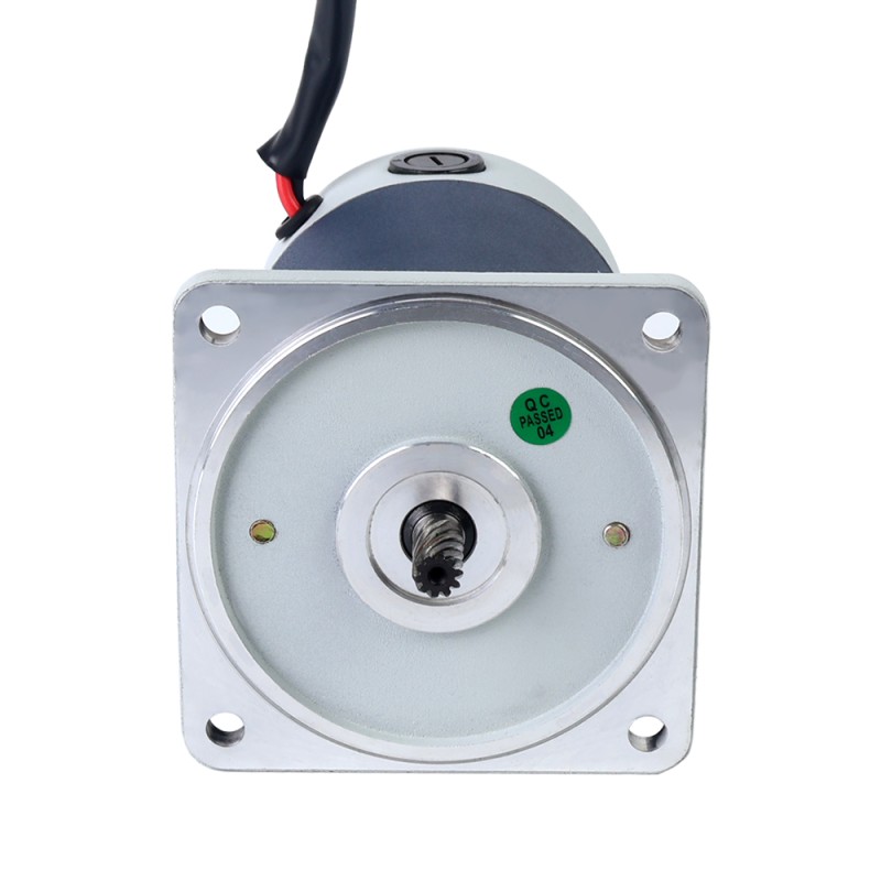 Gebürsteter 24V 60W 10,00Nm(1416,12oz.in) 9RPM mit 200:1 Stirnradgetriebe-Gleichstromgetriebemotor