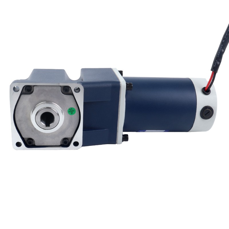 Gebürsteter 12V 90W 10,06Nm(1424,62oz.in) 60RPM mit 30:1 rechtwinkligem Gleichstromgetriebemotor