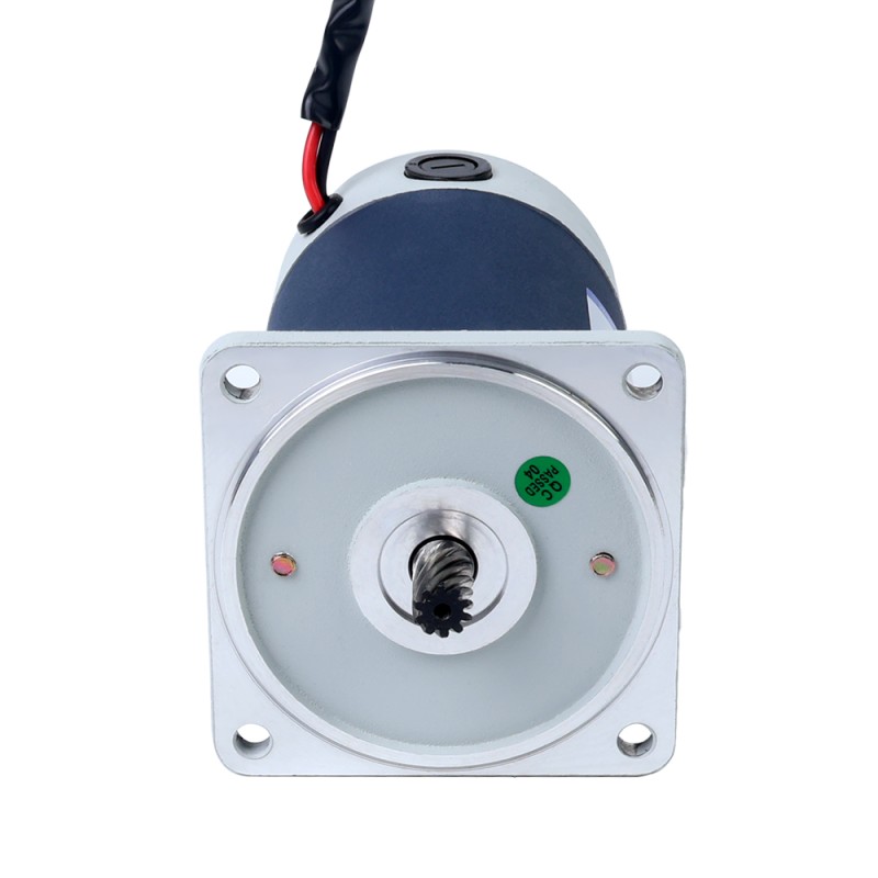 Gebürsteter 24V 90W 20,00Nm(2832,23oz.in) 9RPM mit 200:1 Stirnradgetriebe-Gleichstromgetriebemotor
