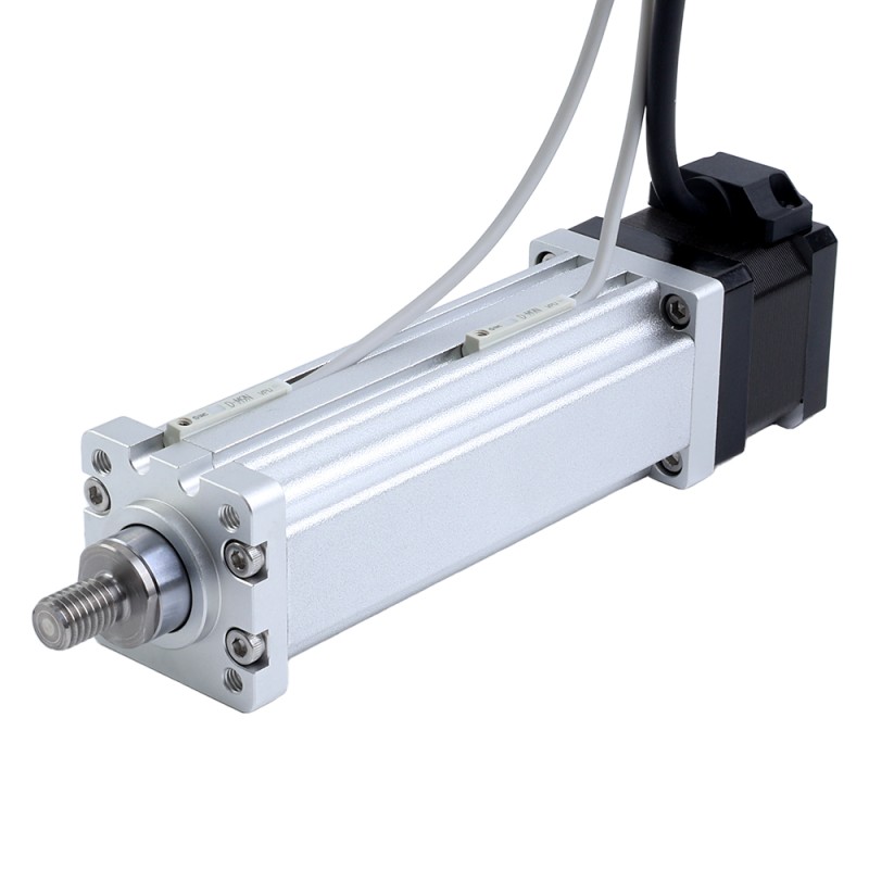 Nema 14 Kugelgewindespindel Elektrozylinder 1.5A Hub 75mm 0.2Nm(28.32oz.in) Steigung 2mm(0.07874) mit Endschalter - LCB14S18BAB15-75D | StepperOnline