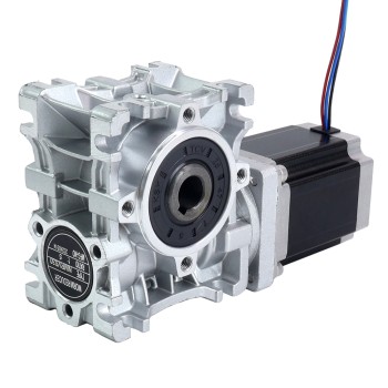 Nema 23 Schrittmotor 76mm Getriebeübersetzung 5:1 Schneckengetriebe NMRVS30 Untersetzungsgetriebe