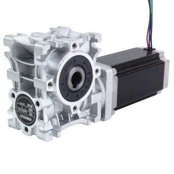 Nema 23 Motor 113mm Übersetzungsverhältnis 15:1 Schneckengetriebe NMRVS30 Schneckengetriebe