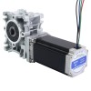 Nema 23 Motor 113mm Übersetzungsverhältnis 20:1 Schneckengetriebe NMRVS30 Schneckengetriebe - 23HS45-4204S-RVS30-G20 | StepperOnline