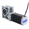 Nema 23 Motor 113mm Übersetzungsverhältnis 15:1 Schneckengetriebe YRV30 Schneckengetriebe - 23HS45-4204S-YRV30-G15 | StepperOnline