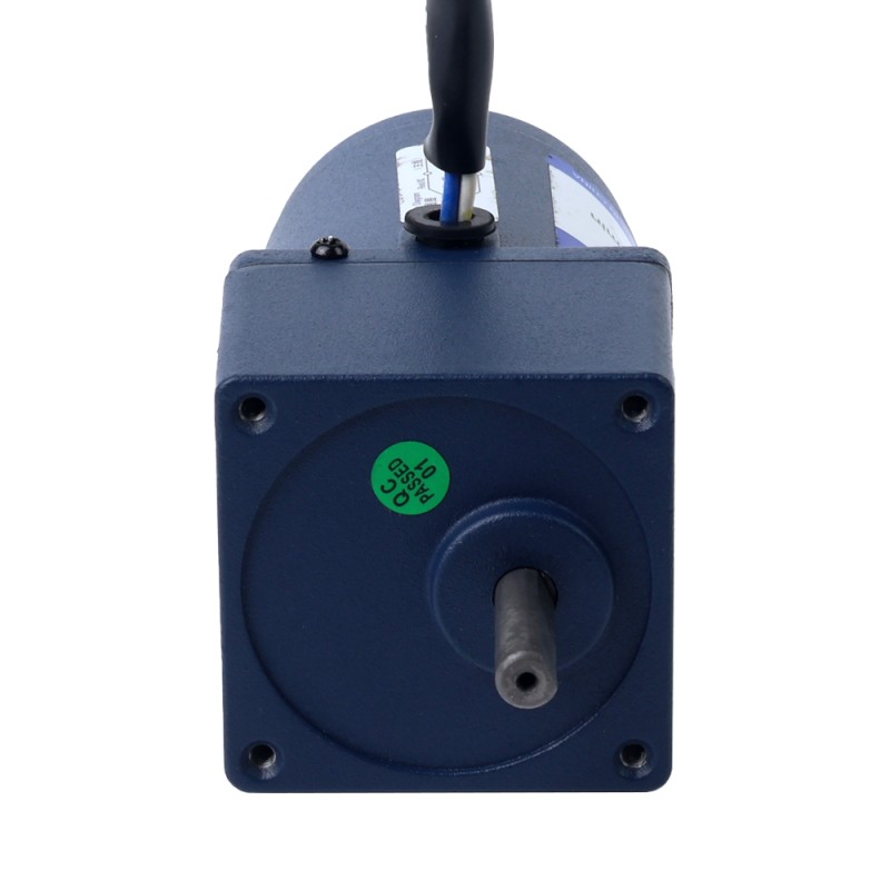 6W 110VAC 60Hz 103RPM 0,45Nm(63,73oz.in) Flansch 60mm Einphasiger Wechselstrom-Induktionsmotor mit Stirnradgetriebe