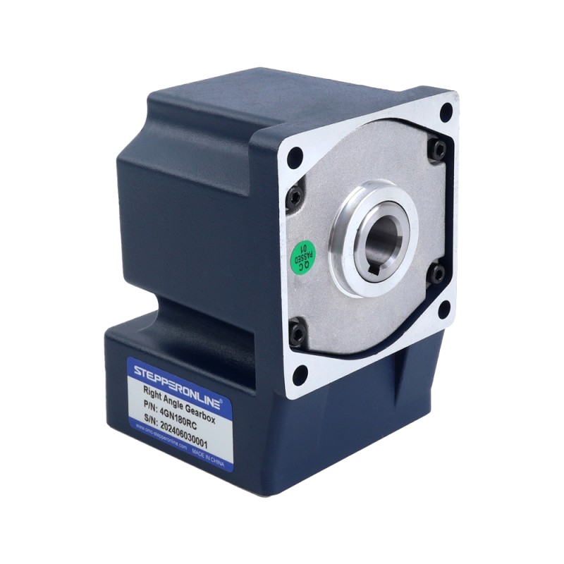 Gebürsteter 12V 60W 8.00Nm(1132,90oz.in) 16,67RPM mit 180:1 rechtwinkligem Gleichstromgetriebemotor
